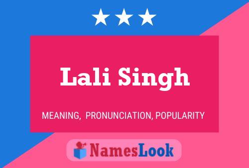 Lali Singh Name Poster