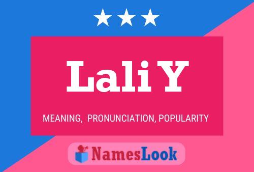 Lali Y Name Poster