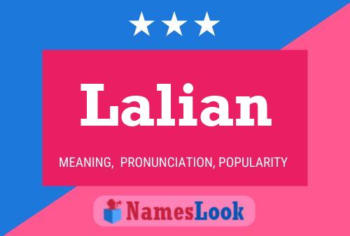 Lalian Name Poster