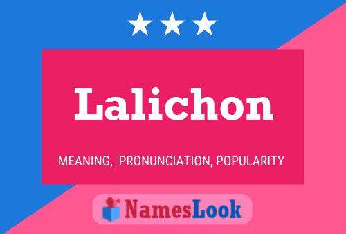 Lalichon Name Poster