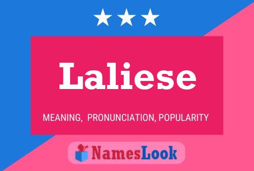 Laliese Name Poster