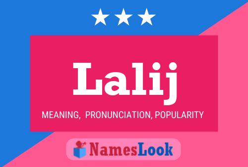 Lalij Name Poster