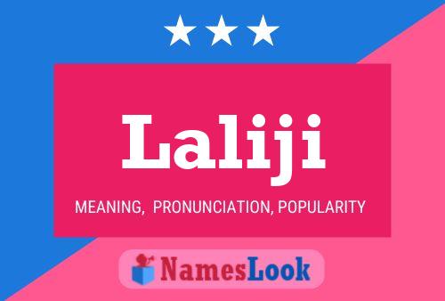 Laliji Name Poster