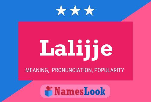 Lalijje Name Poster