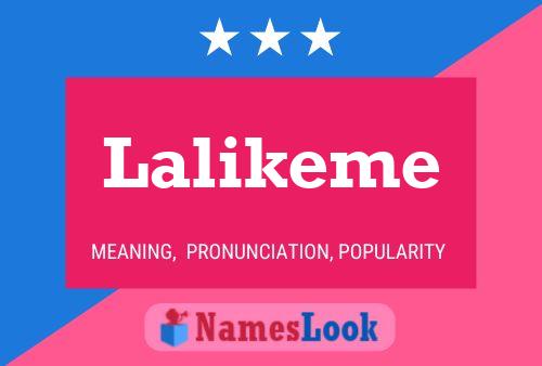 Lalikeme Name Poster