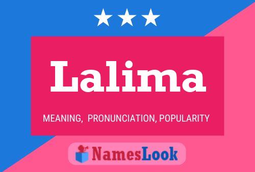 Lalima Name Poster