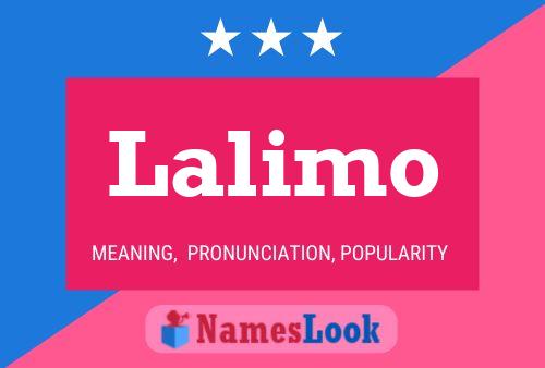 Lalimo Name Poster