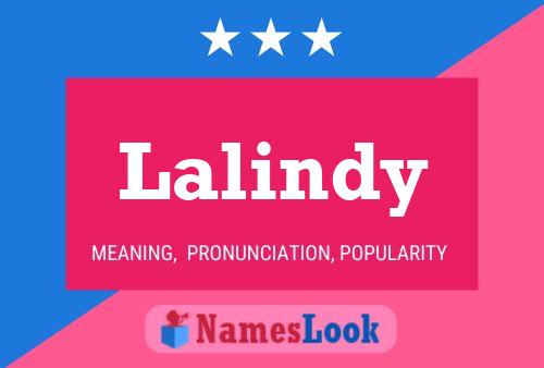 Lalindy Name Poster