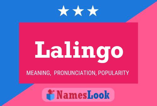 Lalingo Name Poster