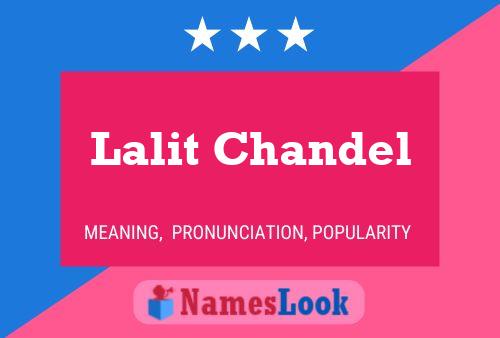 Lalit Chandel Name Poster