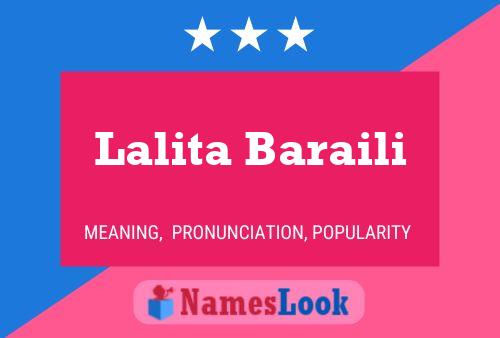 Lalita Baraili Name Poster