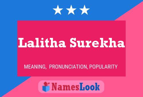 Lalitha Surekha Name Poster