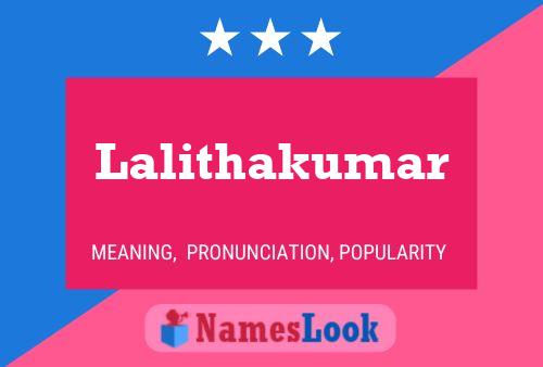 Lalithakumar Name Poster