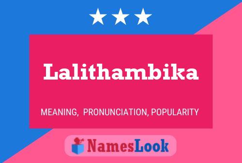 Lalithambika Name Poster