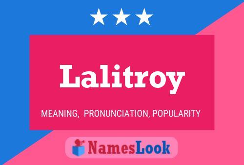 Lalitroy Name Poster