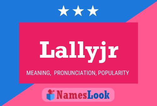 Lallyjr Name Poster