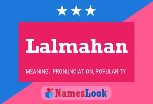 Lalmahan Name Poster