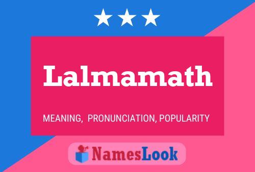 Lalmamath Name Poster