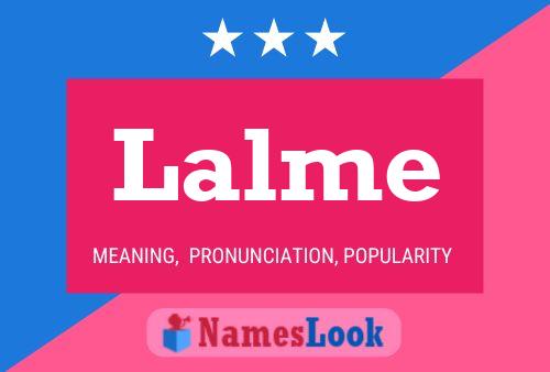 Lalme Name Poster