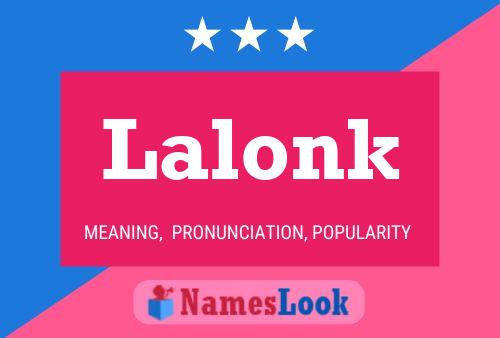 Lalonk Name Poster