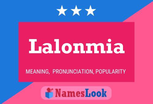 Lalonmia Name Poster