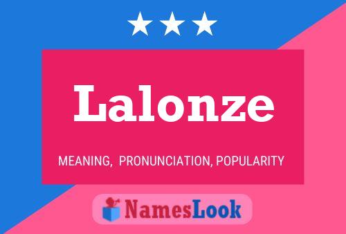 Lalonze Name Poster