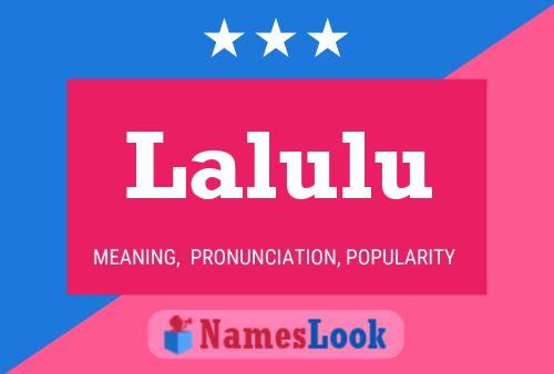 Lalulu Name Poster