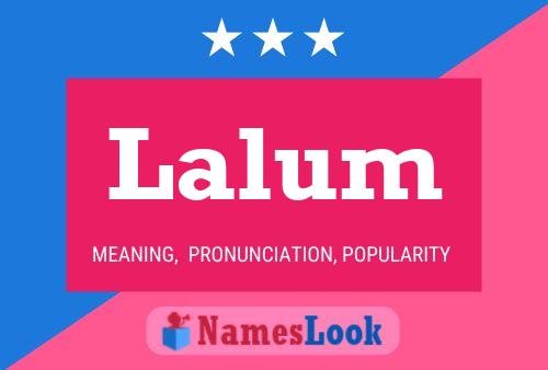 Lalum Name Poster