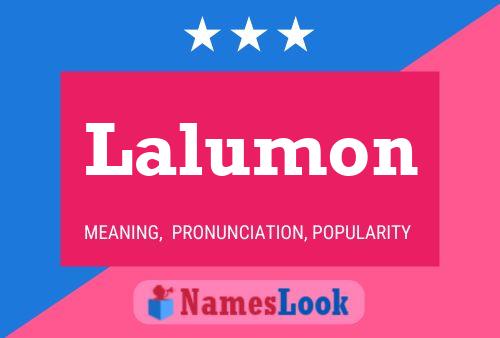 Lalumon Name Poster