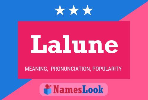 Lalune Name Poster