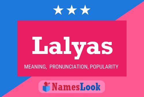 Lalyas Name Poster