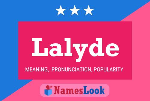 Lalyde Name Poster