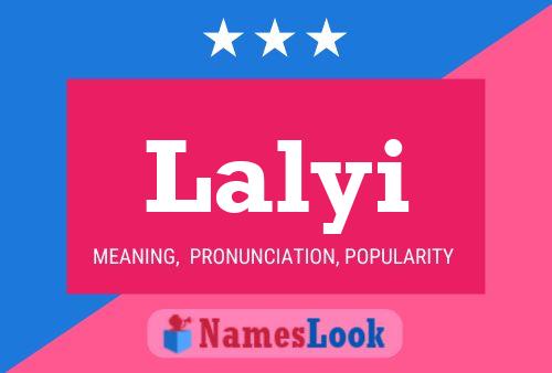 Lalyi Name Poster