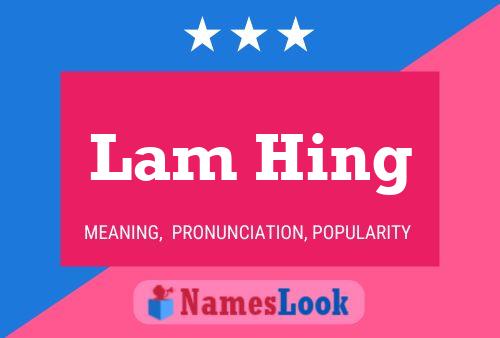 Lam Hing Name Poster