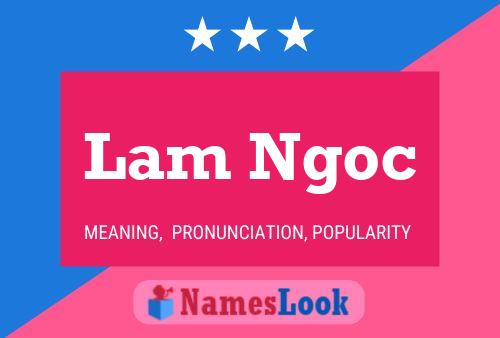 Lam Ngoc Name Poster