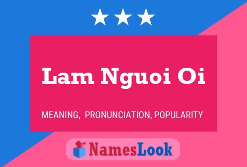 Lam Nguoi Oi Name Poster