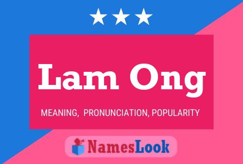 Lam Ong Name Poster