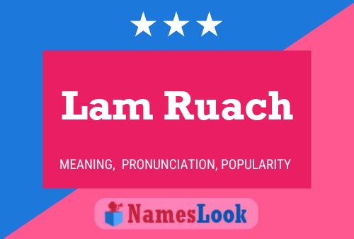 Lam Ruach Name Poster