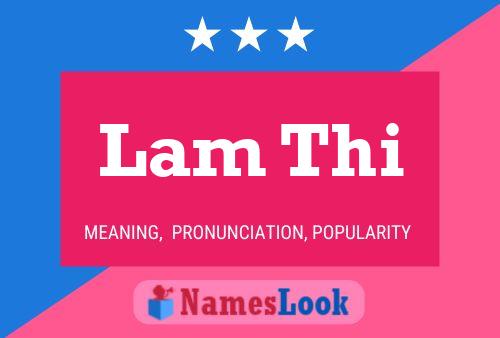 Lam Thi Name Poster