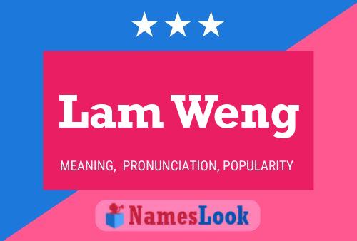 Lam Weng Name Poster