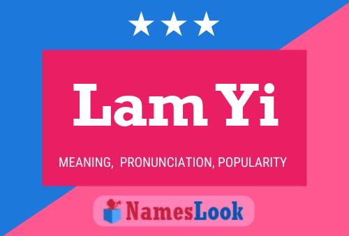 Lam Yi Name Poster