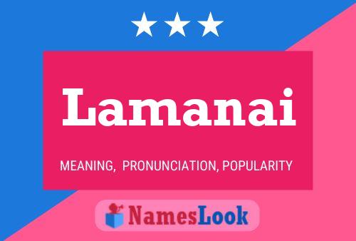 Lamanai Name Poster