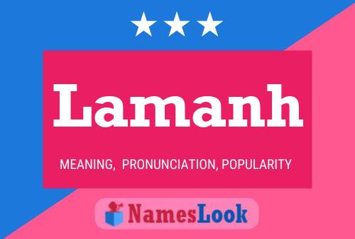 Lamanh Name Poster