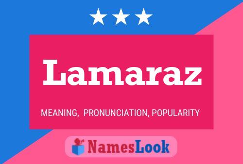 Lamaraz Name Poster