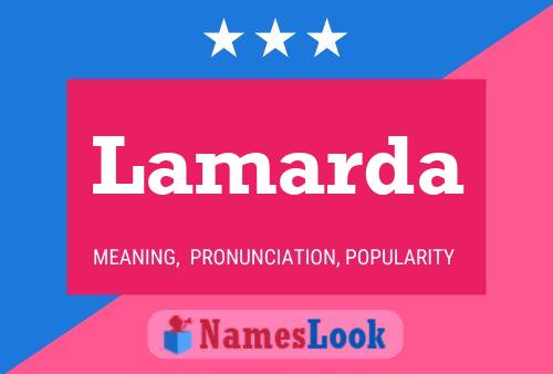 Lamarda Name Poster