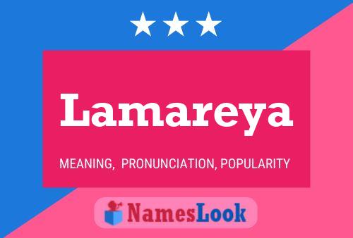 Lamareya Name Poster