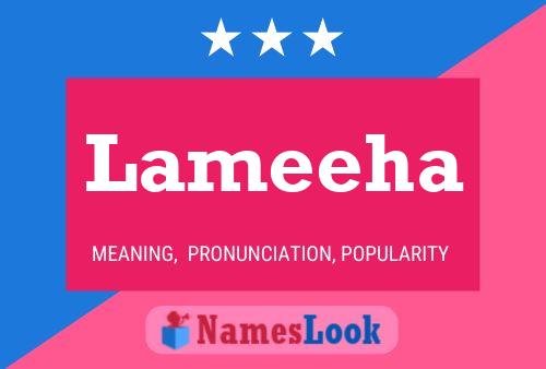 Lameeha Name Poster