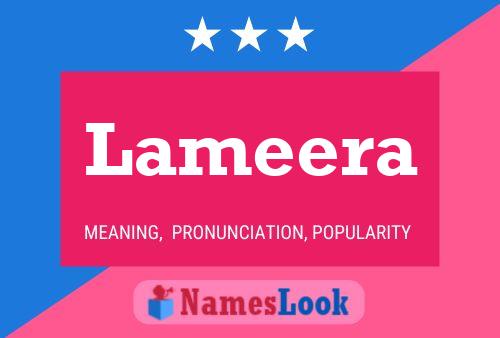 Lameera Name Poster