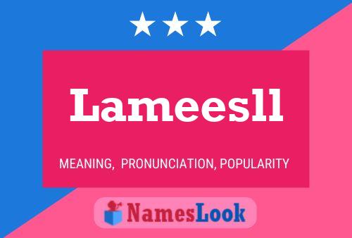 Lameesll Name Poster