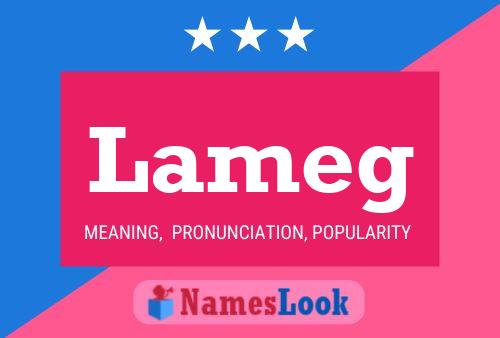 Lameg Name Poster